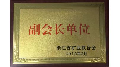 浙江省礦業(yè)聯(lián)合會副會長單位